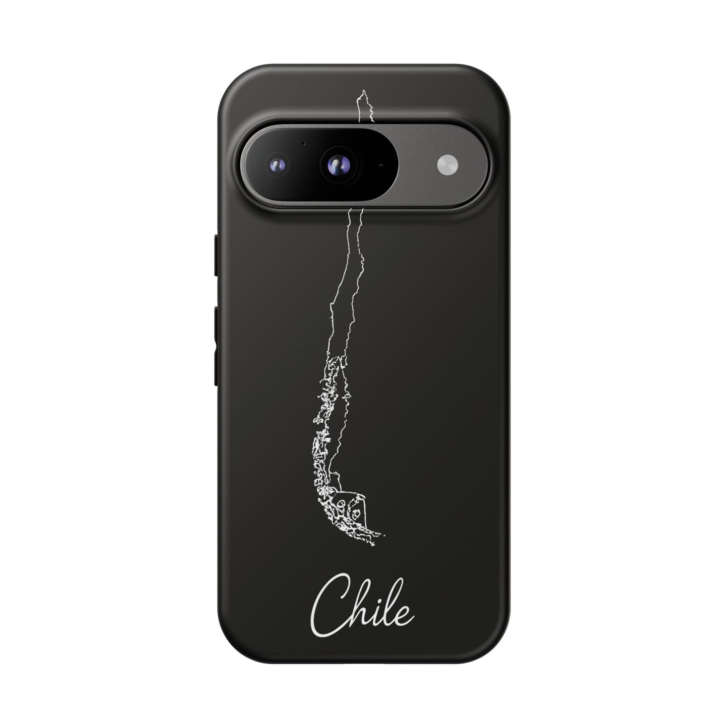 Chile Outline Phone Case – Minimal Country Map Tough Case (iPhone, Samsung, Pixel)