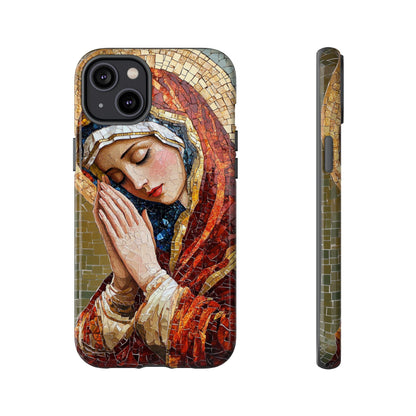 Virgin Mary Phone Case, Catholic Phone Case, Christian Aesthetic Case, Religious iPhone Case, Saint Art Case, Faith Gift