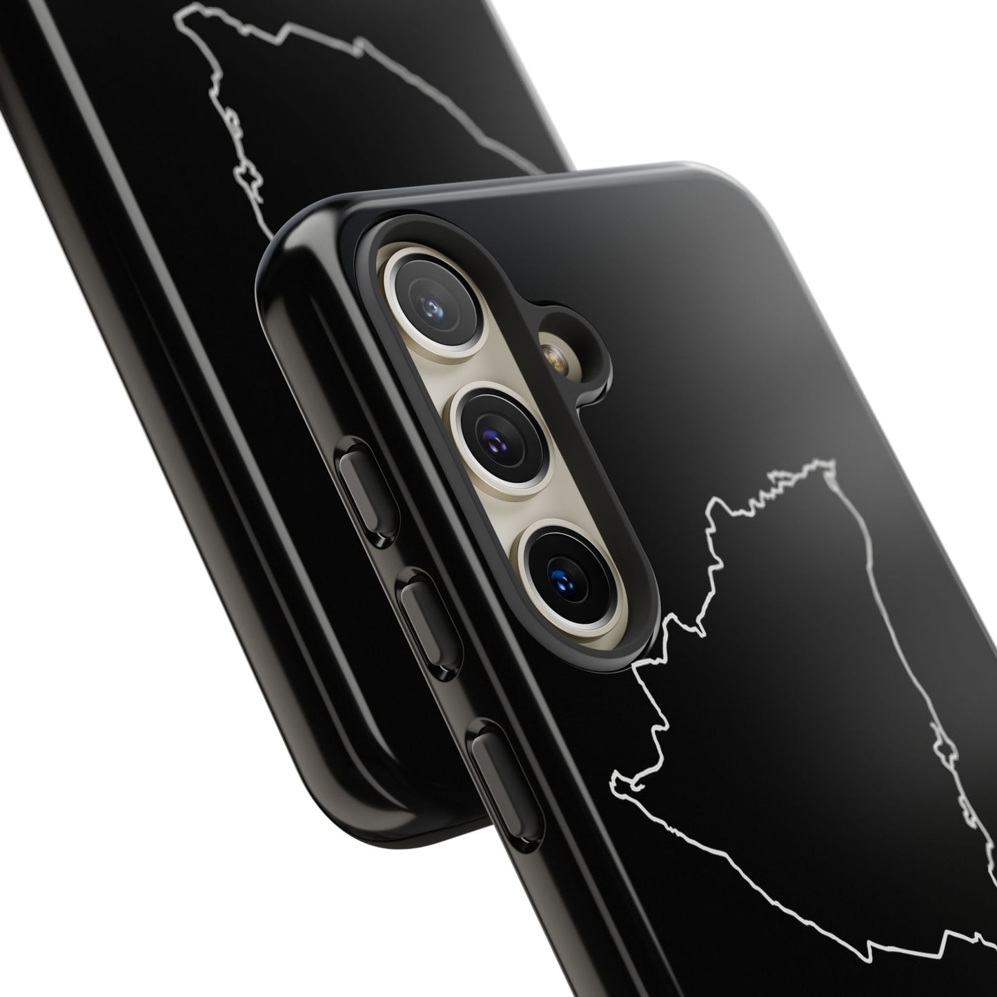 Nicaragua Outline Phone Case – Minimal Country Map Tough Case (iPhone, Samsung, Pixel)