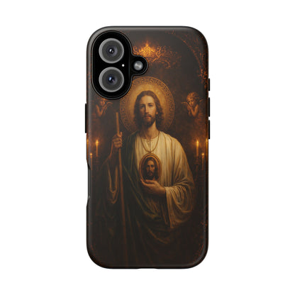 San Judas Phone Case Saint Jude Catholic Saint Religious Art Portrait Tough