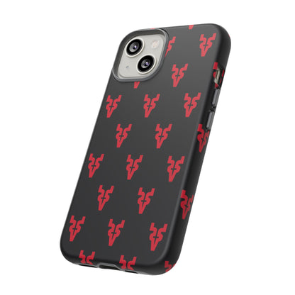 Mazatlán Bull Phone Case – Black Red Streetwear Tough Shockproof Cover