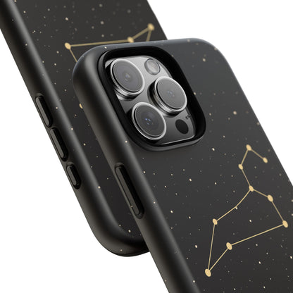 Leo Zodiac Constellation Phone Case – Luxe Gold Celestial Cover