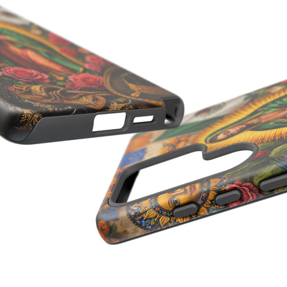 Virgen de Guadalupe Phone Case Mexican Floral iPhone Samsung Pixel Case