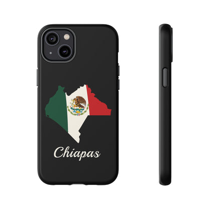 Chiapas Mexico Flag Map Phone Case | Mexican American Pride Tough Case for iPhone & Samsung