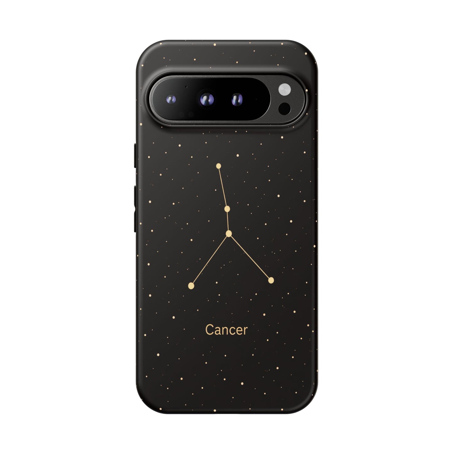 Cancer Zodiac Constellation Phone Case – Luxe Gold Celestial Cover