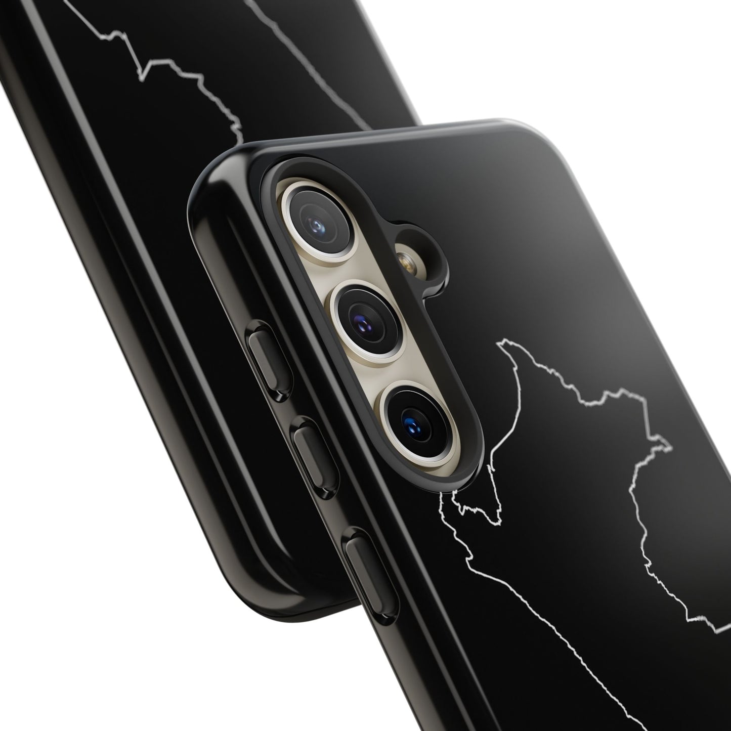 Peru Outline Phone Case – Minimal Country Map Tough Case (iPhone, Samsung, Pixel)