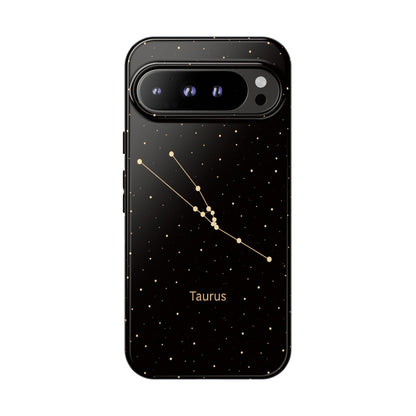 Taurus Zodiac Constellation Phone Case – Luxe Gold Celestial Cover