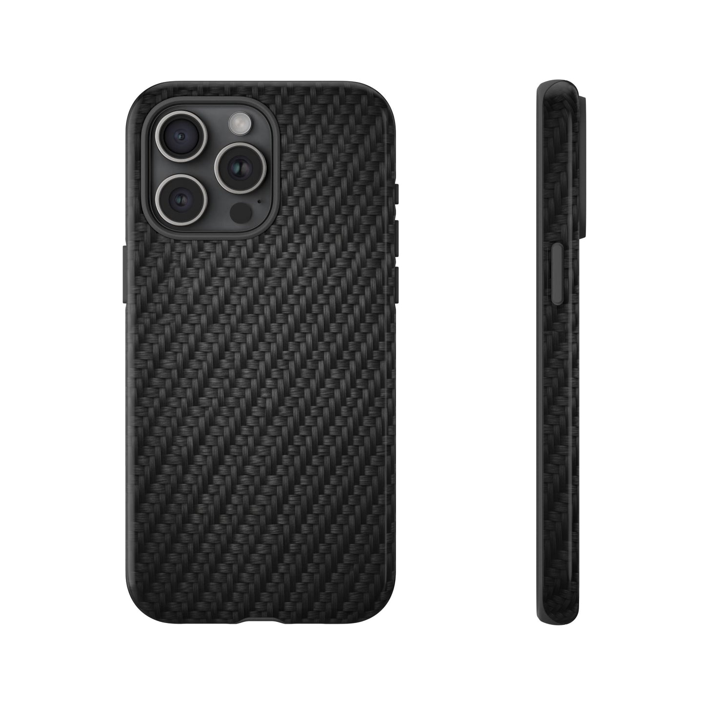 Carbon Fiber Inspired Phone Case – Rugged Slim Protective Tech Case for iPhone & Samsung