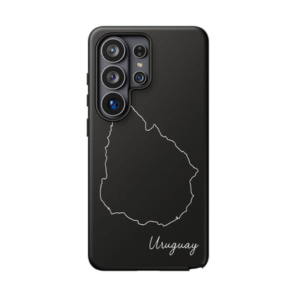 Uruguay Outline Phone Case – Minimal Country Map Tough Case (iPhone, Samsung, Pixel)