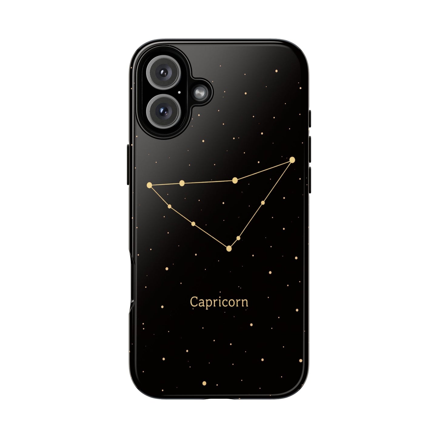 Capricorn Zodiac Constellation Phone Case – Luxe Gold Celestial Cover
