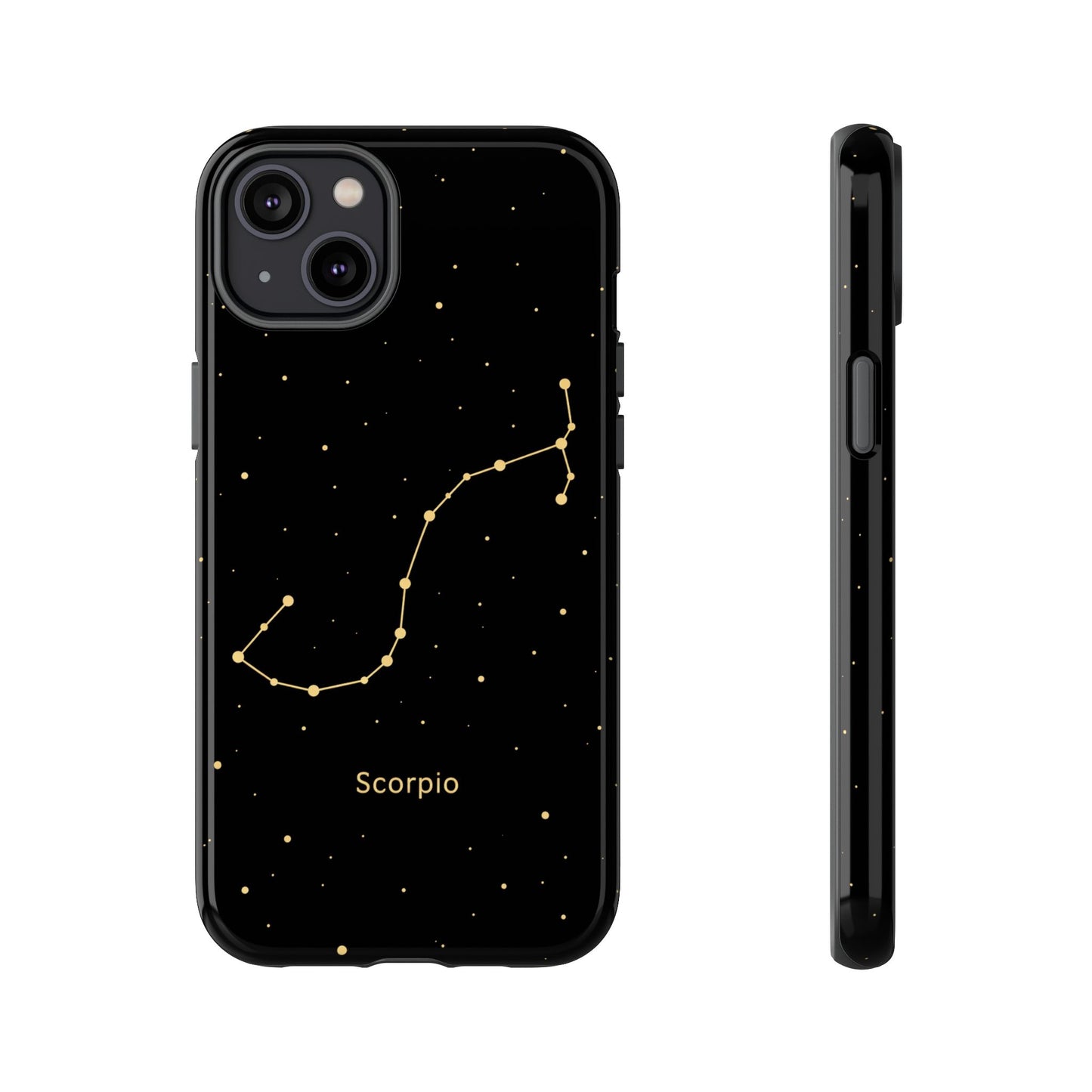 Scorpio Zodiac Constellation Phone Case – Luxe Gold Celestial Cover