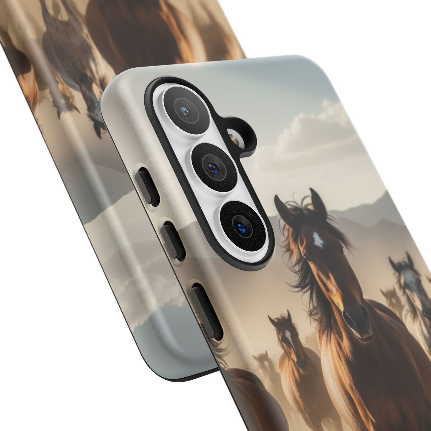 Running Horses Phone Case – Wild Mustang Herd Tough Case (iPhone, Samsung, Pixel)