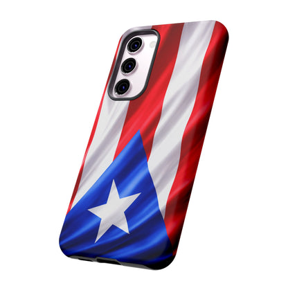 Puerto Rico Flag Phone Case | Boricua Pride Tough Case | Puerto Rican Flag Protective Cover for iPhone & Samsung