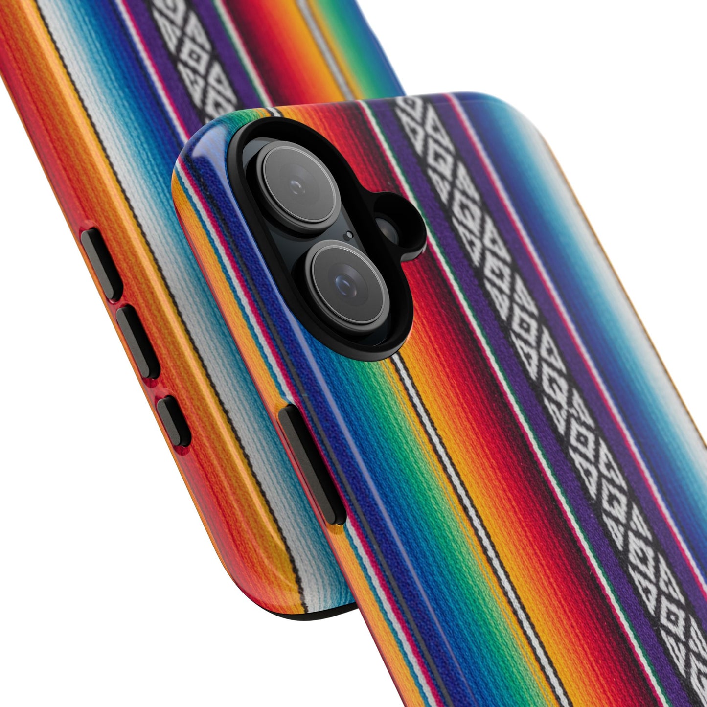 Serape Stripe Phone Case – Colorful Mexican Blanket Pattern Tough Case