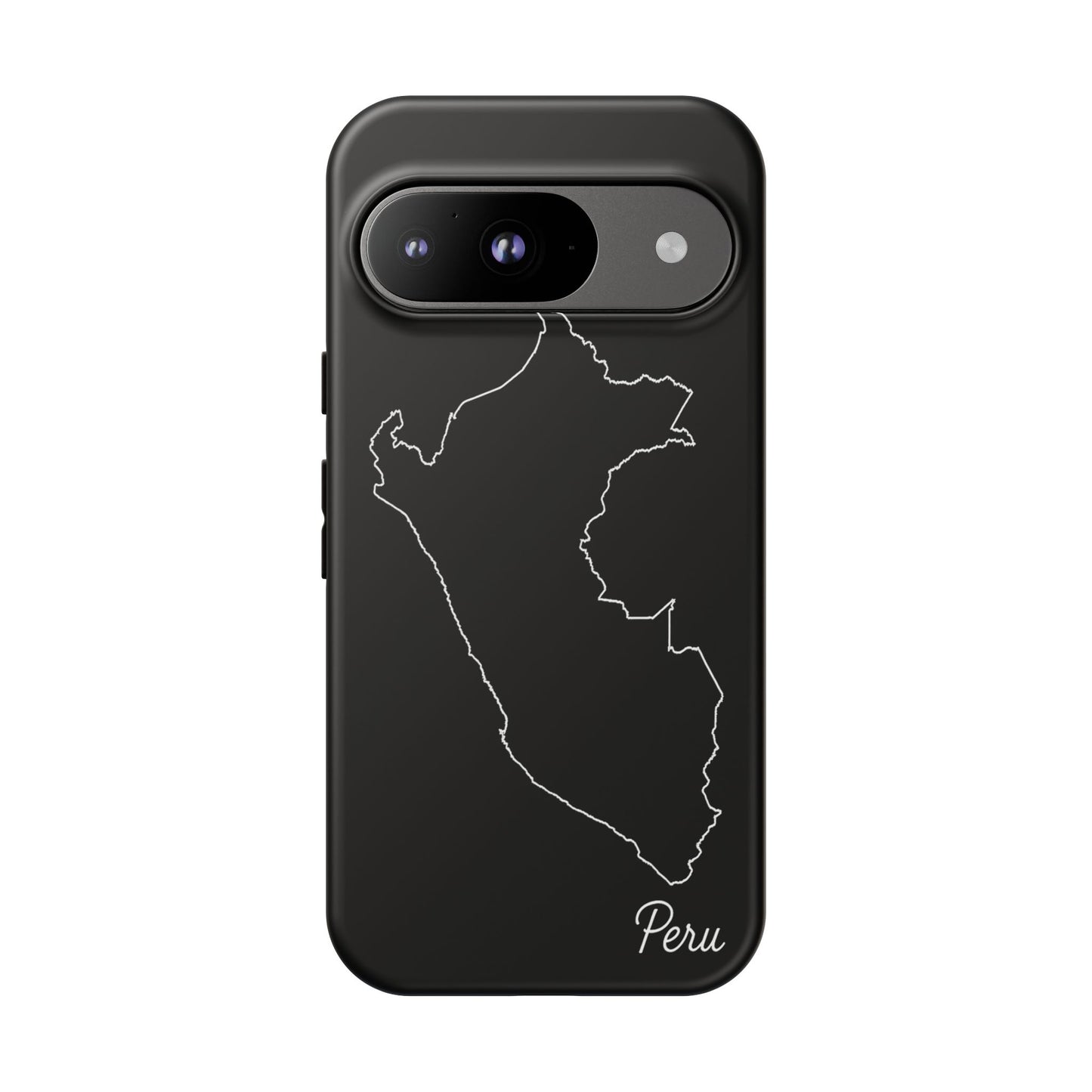 Peru Outline Phone Case – Minimal Country Map Tough Case (iPhone, Samsung, Pixel)