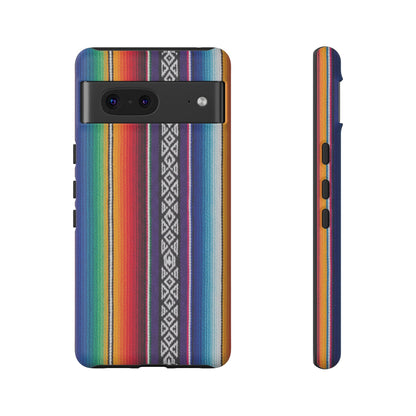 Serape Stripe Phone Case – Colorful Mexican Blanket Pattern Tough Case