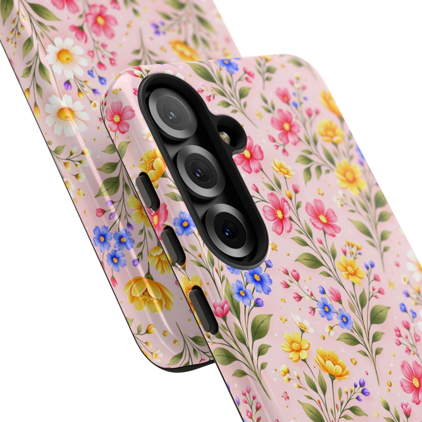Wildflower Floral Phone Case Vintage Spring Meadow Tough Cover