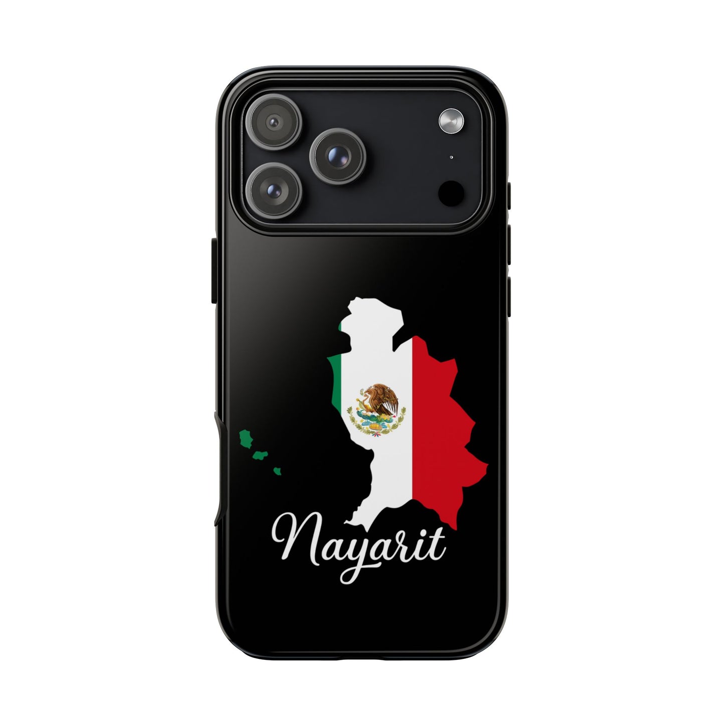 Nayarit Mexico Flag Map Phone Case | Mexican American Pride Tough Case for iPhone & Samsung