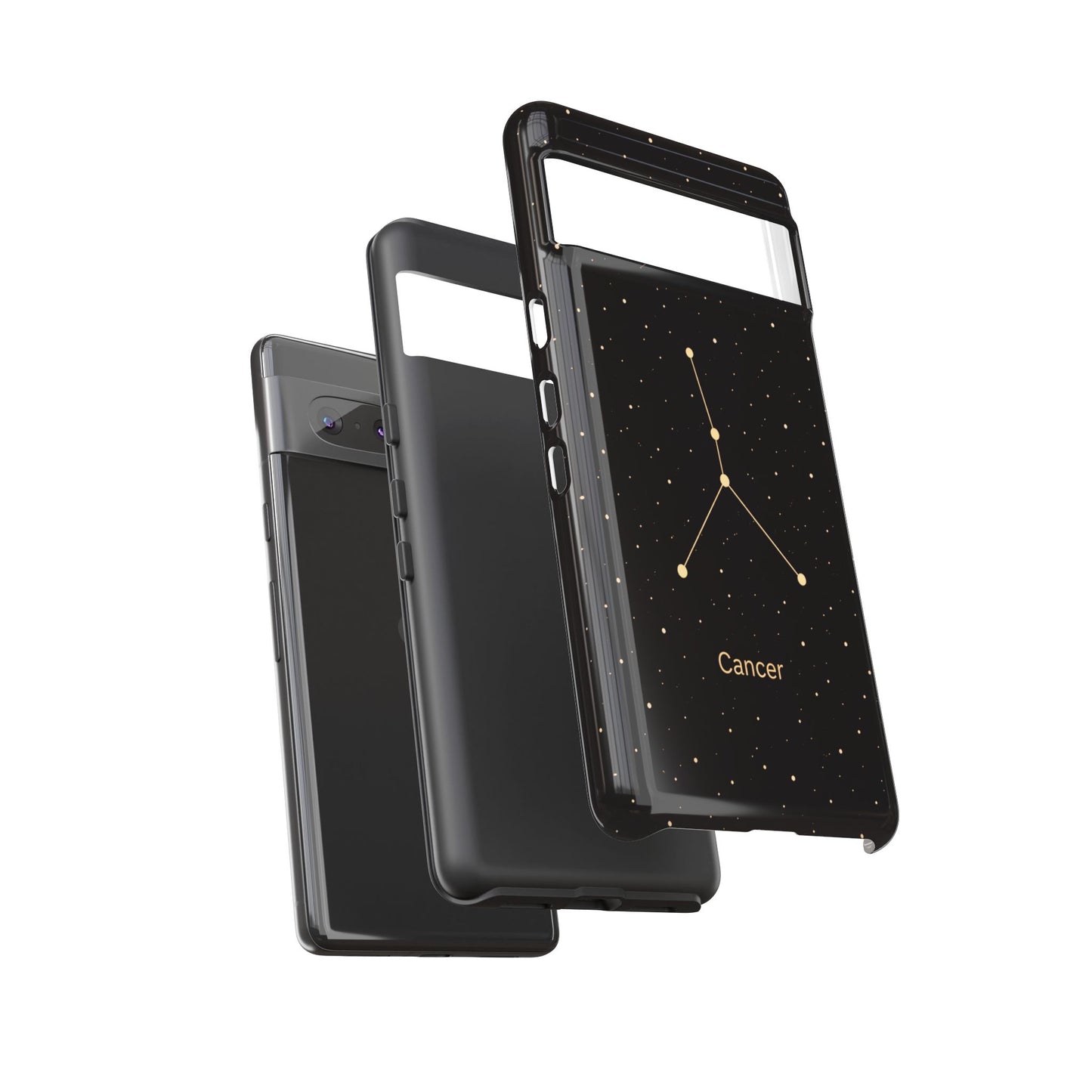 Cancer Zodiac Constellation Phone Case – Luxe Gold Celestial Cover