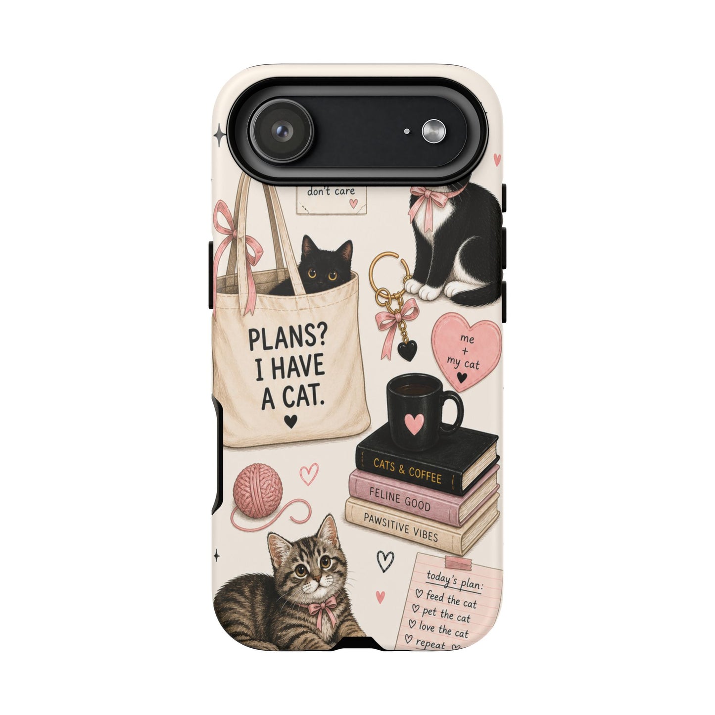 Cat Lover Phone Case | Plans? I Have A Cat Cute Aesthetic Cover