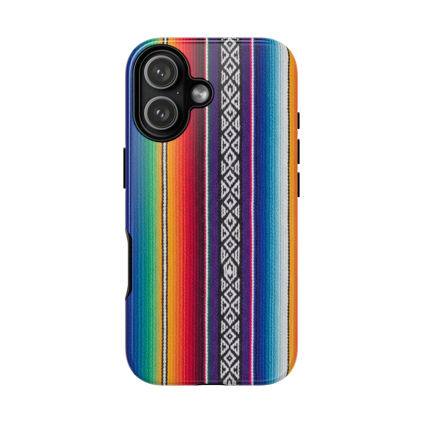 Serape Stripe Phone Case – Colorful Mexican Blanket Pattern Tough Case