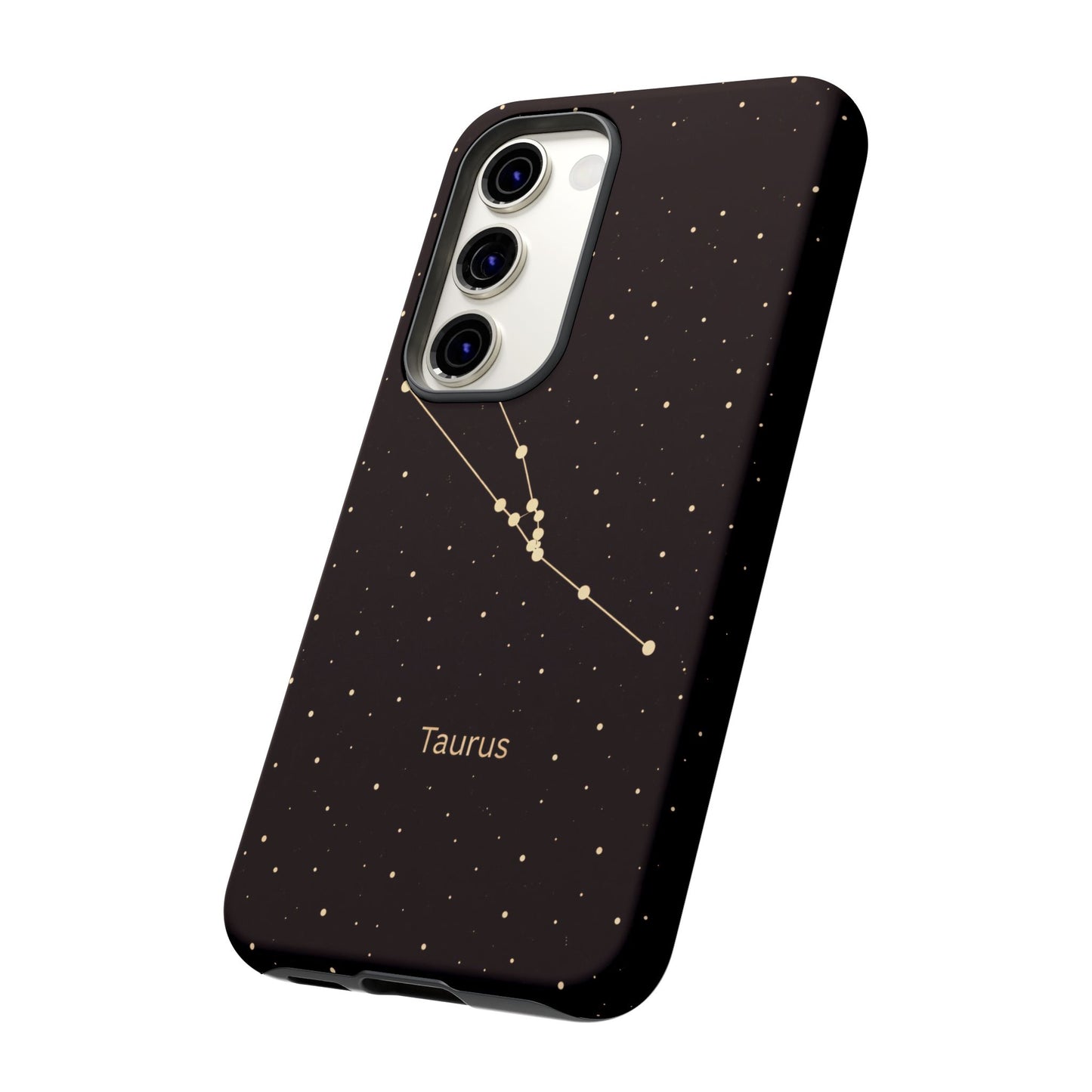 Taurus Zodiac Constellation Phone Case – Luxe Gold Celestial Cover