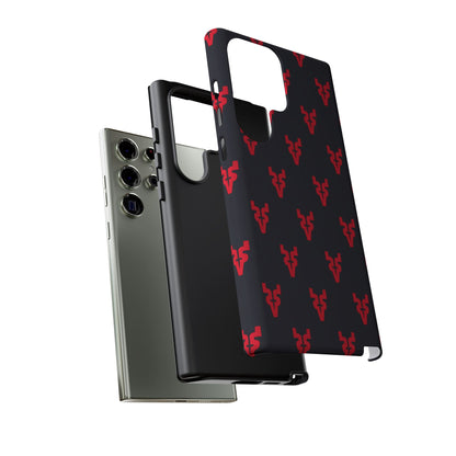 Mazatlán Bull Phone Case – Black Red Streetwear Tough Shockproof Cover