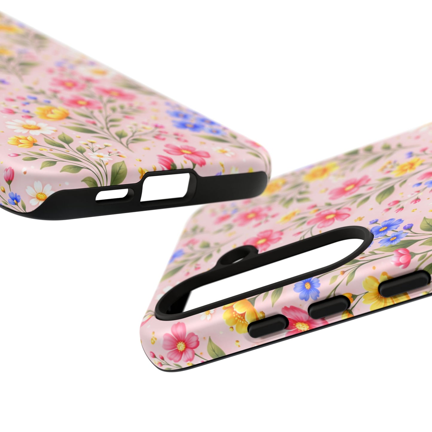 Wildflower Floral Phone Case Vintage Spring Meadow Tough Cover
