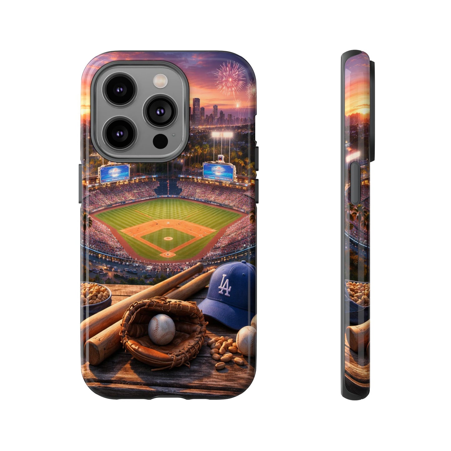 Baseball Sunset Stadium Phone Case LA Game Day Sports Aesthetic Case