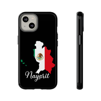 Nayarit Mexico Flag Map Phone Case | Mexican American Pride Tough Case for iPhone & Samsung