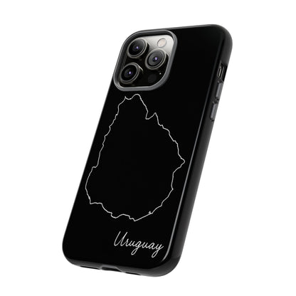 Uruguay Outline Phone Case – Minimal Country Map Tough Case (iPhone, Samsung, Pixel)