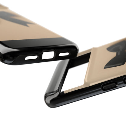 Black Bow Phone Case | Elegant Coquette Bow Design | Chic Neutral Tough Case for iPhone & Samsung