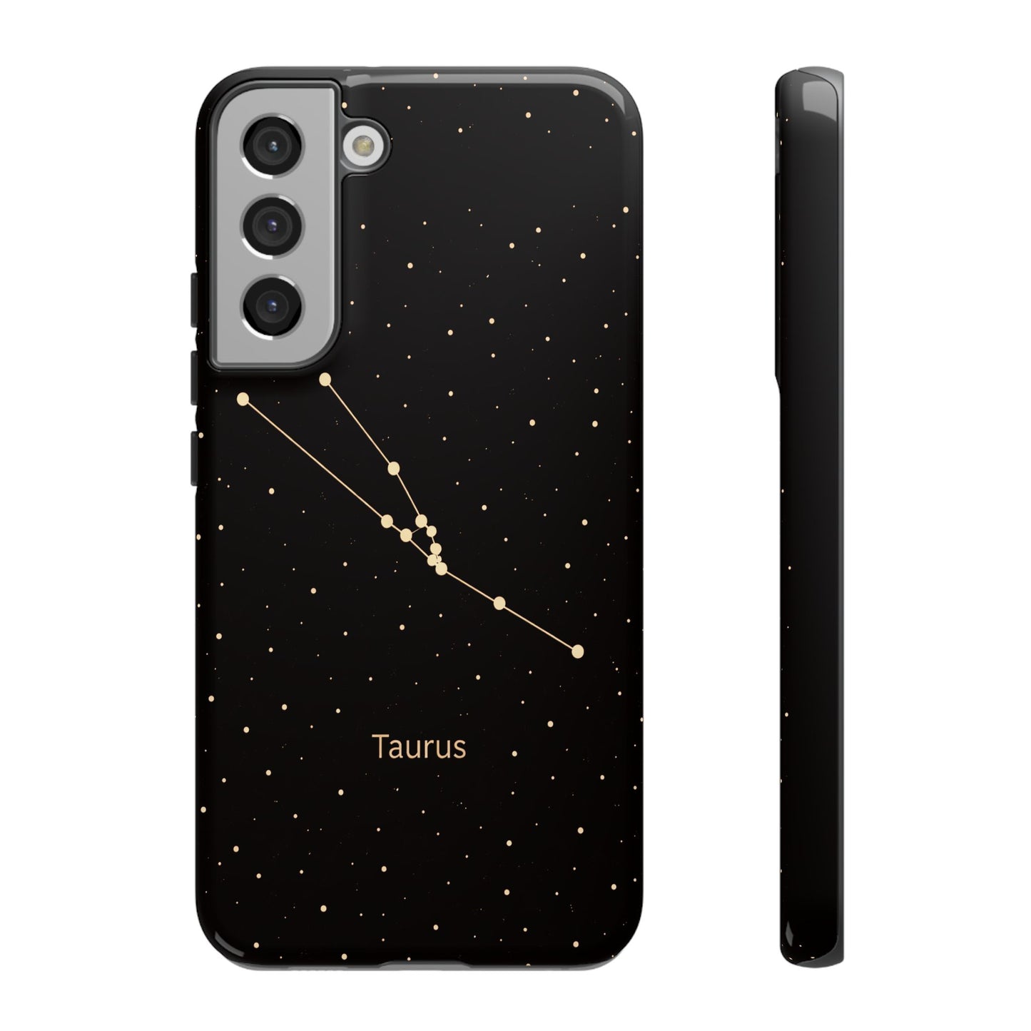 Taurus Zodiac Constellation Phone Case – Luxe Gold Celestial Cover