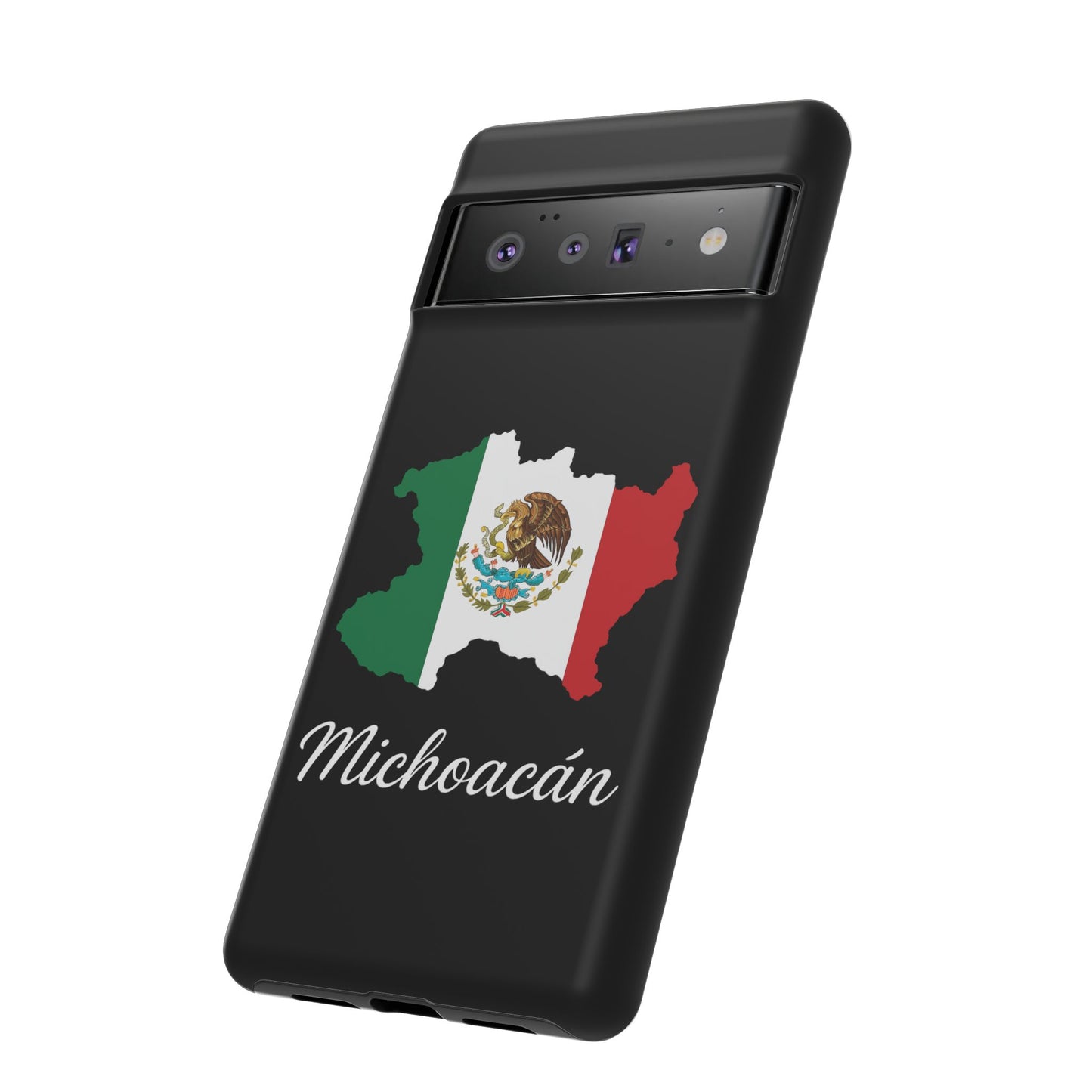 Michoacán Mexico Flag Map Phone Case | Mexican American Pride Tough Case for iPhone & Samsung