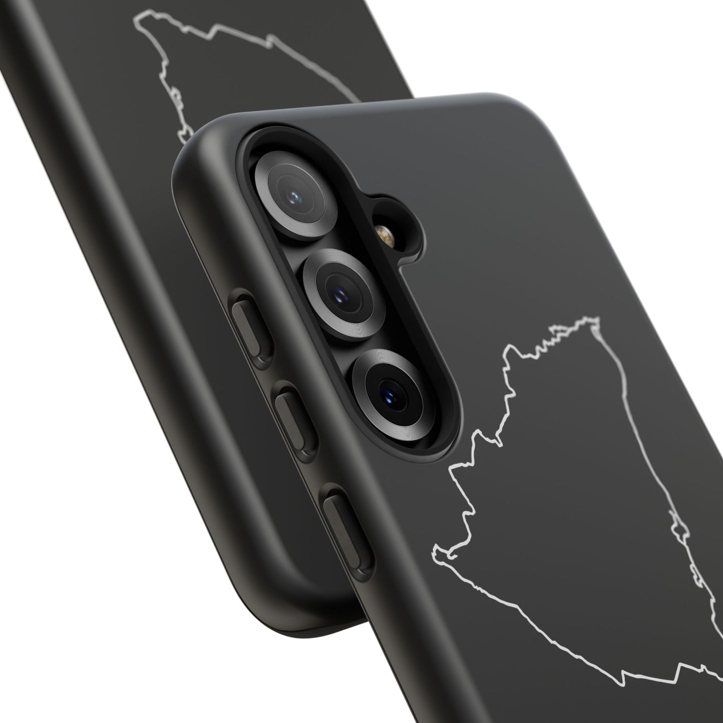 Nicaragua Outline Phone Case – Minimal Country Map Tough Case (iPhone, Samsung, Pixel)