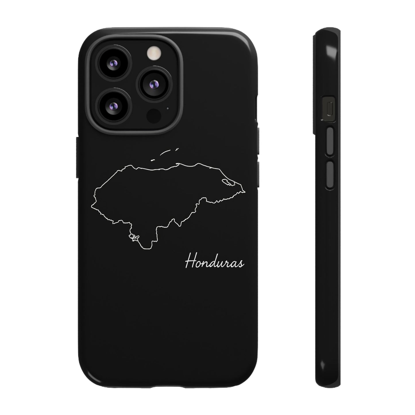 Honduras Outline Phone Case – Minimal Country Map Tough Case (iPhone, Samsung, Pixel)