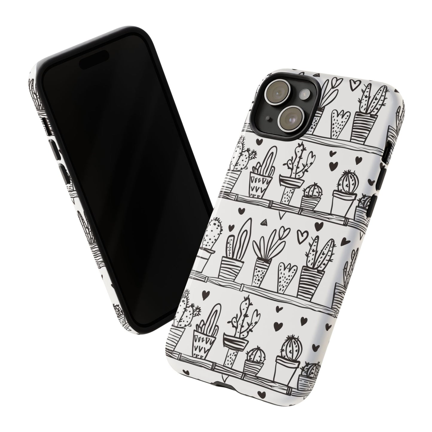 Cactus Succulent Phone Case Cute Plant Aesthetic iPhone Samsung Cover