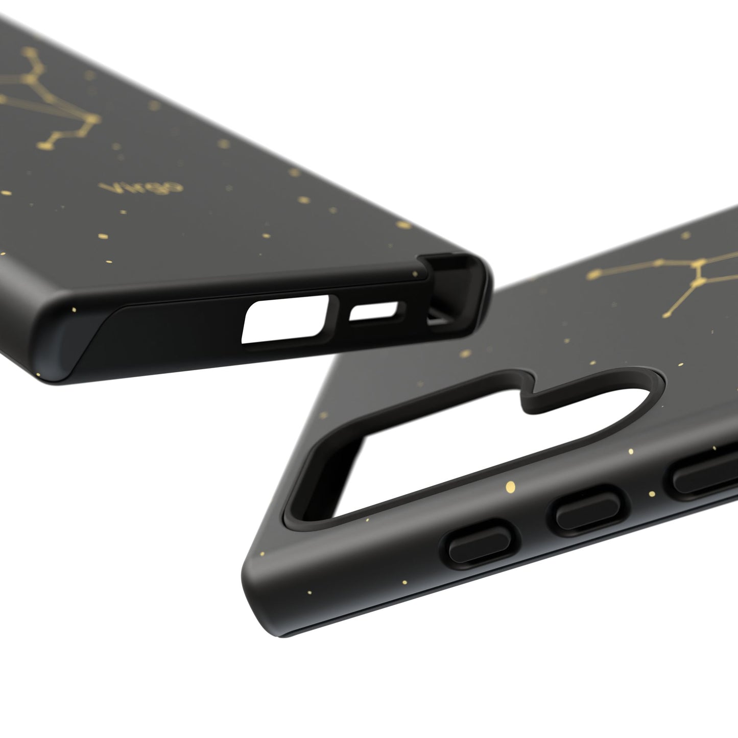Virgo Zodiac Constellation Phone Case – Luxe Gold Celestial Cover
