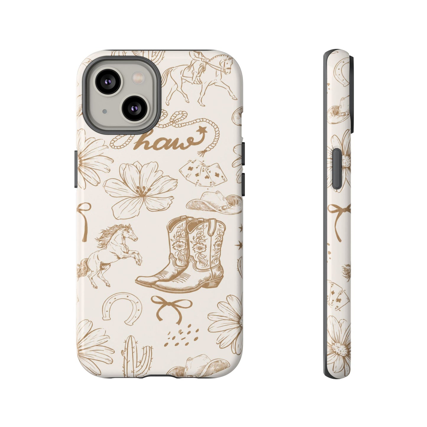 Western Cowgirl Phone Case for iPhone Samsung Galaxy Pixel Tough Case