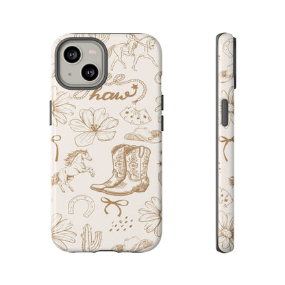 Western Cowgirl Phone Case for iPhone Samsung Galaxy Pixel Tough Case