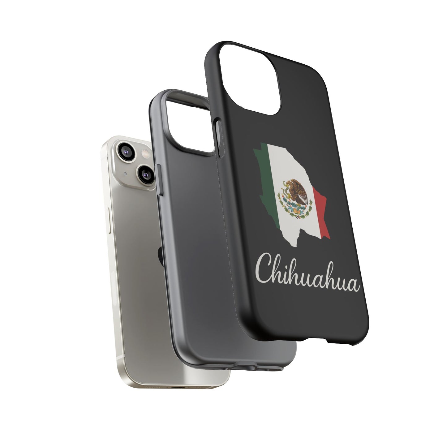 Chihuahua Mexico Flag Map Phone Case | Mexican American Pride Tough Case for iPhone & Samsung