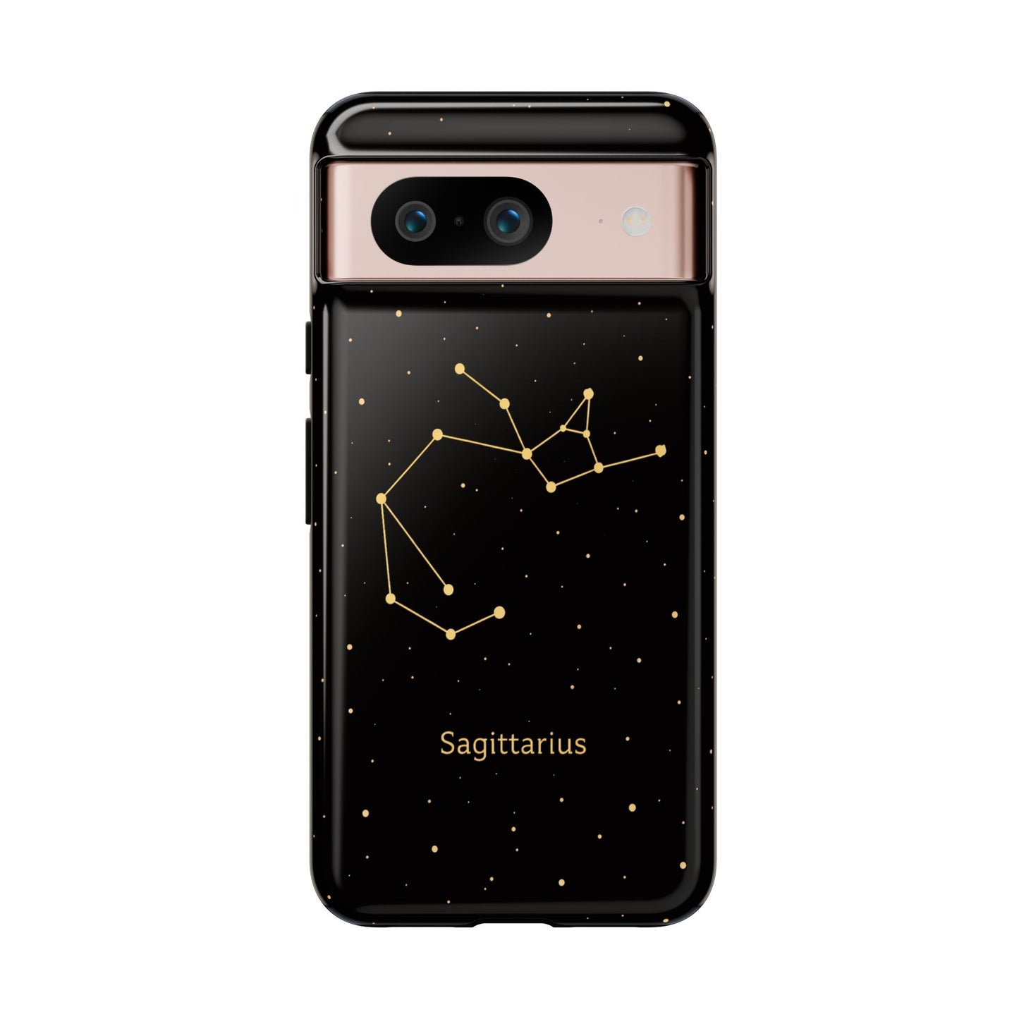 Sagittarius Zodiac Constellation Phone Case – Luxe Gold Celestial Cover