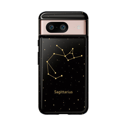 Sagittarius Zodiac Constellation Phone Case – Luxe Gold Celestial Cover