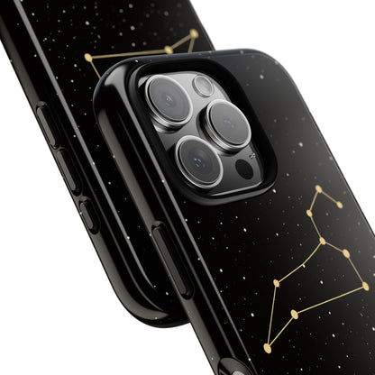 Leo Zodiac Constellation Phone Case – Luxe Gold Celestial Cover