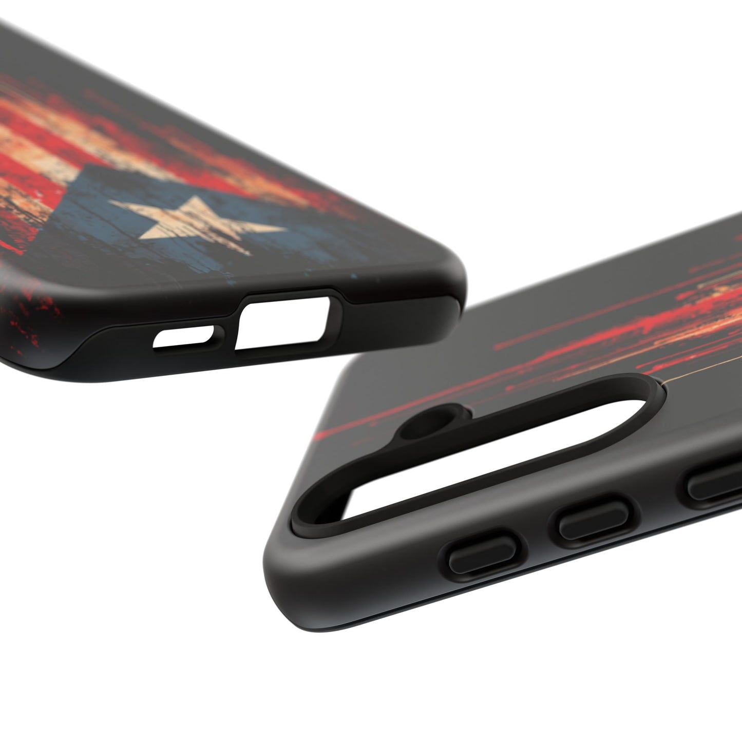 Puerto Rico Flag Phone Case | Distressed Puerto Rican Flag Tough Case | Boricua Pride Protective iPhone Samsung Cover