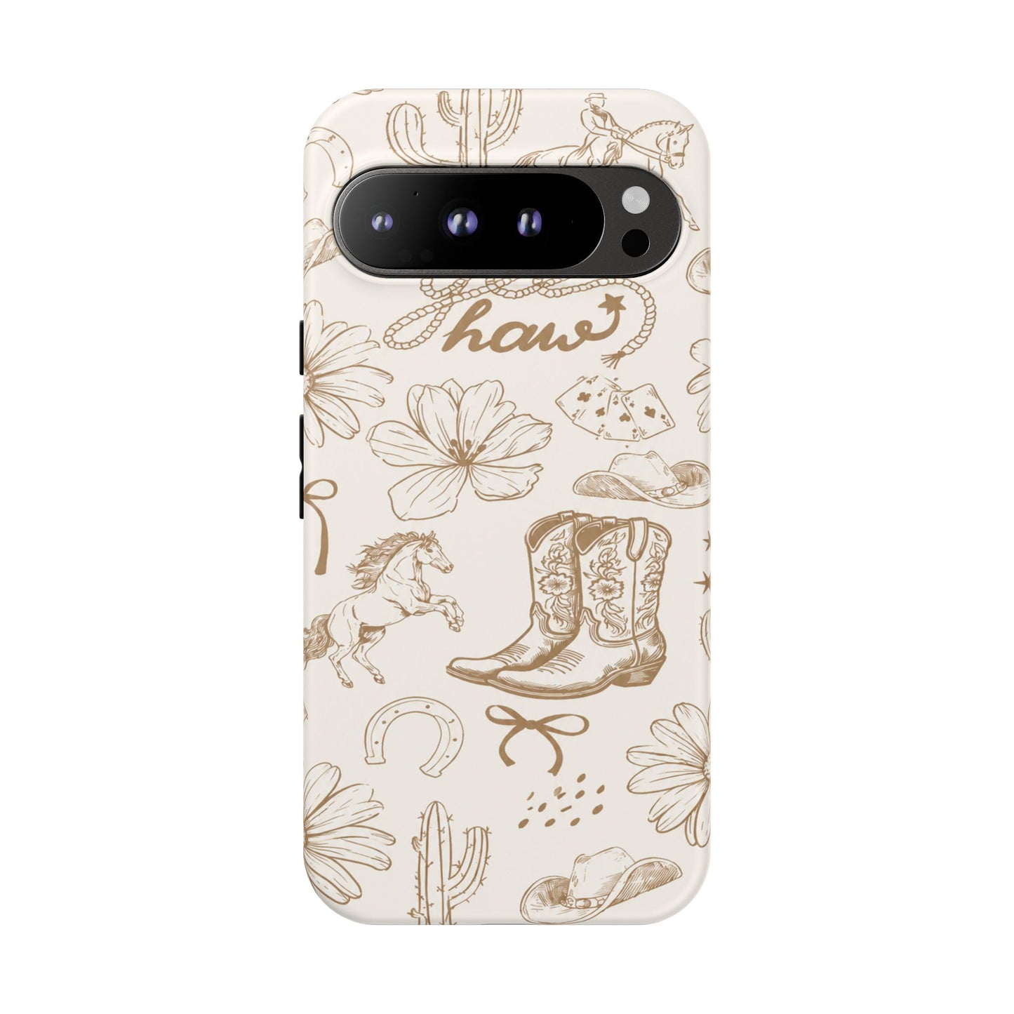 Western Cowgirl Phone Case for iPhone Samsung Galaxy Pixel Tough Case