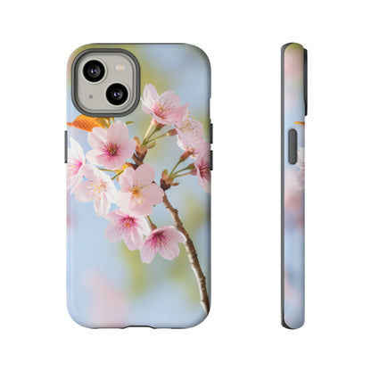 Cherry Blossom Phone Case – Pink Floral Tough Case (iPhone, Samsung Galaxy, Pixel)
