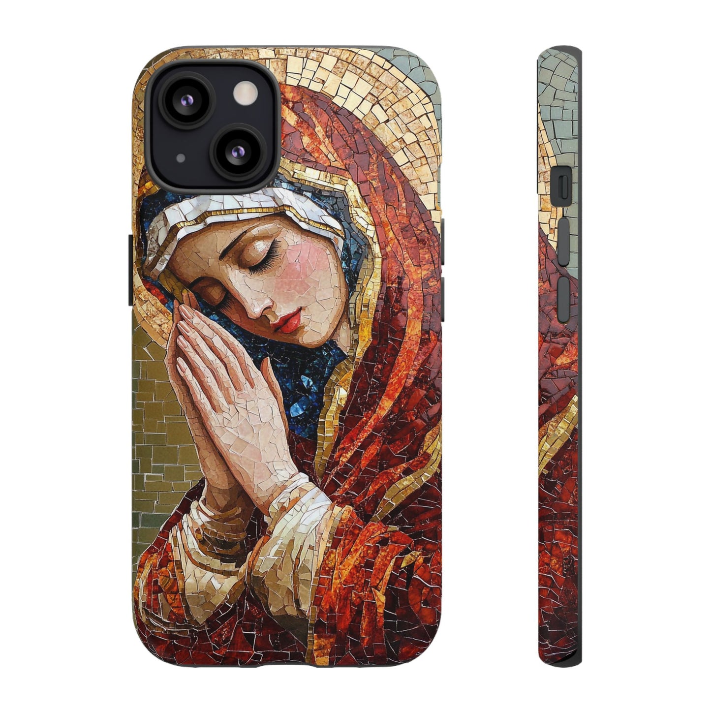 Virgin Mary Phone Case, Catholic Phone Case, Christian Aesthetic Case, Religious iPhone Case, Saint Art Case, Faith Gift