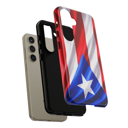 Puerto Rico Flag Phone Case | Boricua Pride Tough Case | Puerto Rican Flag Protective Cover for iPhone & Samsung
