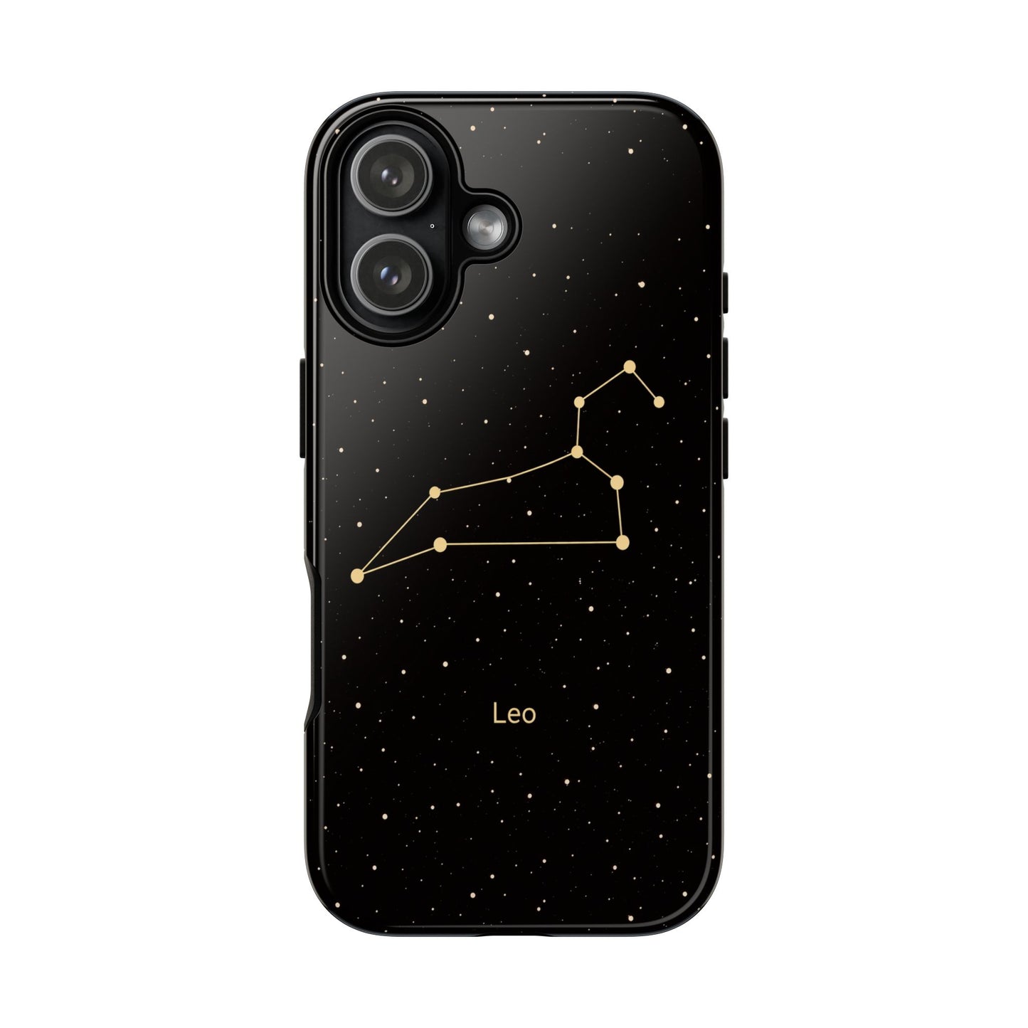 Leo Zodiac Constellation Phone Case – Luxe Gold Celestial Cover